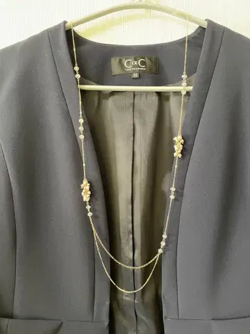 골드 비즈 롱 목걸이