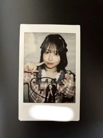 CUTIE STREET 벚꽃 니와 하루카 파루탄 사인 폴라로이드