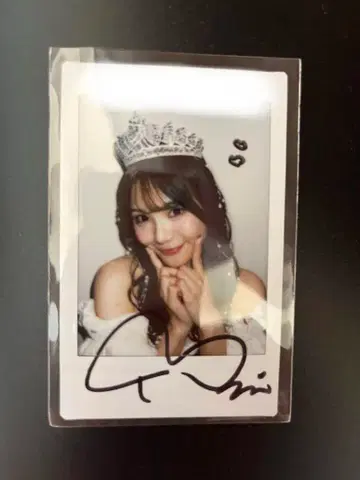 CUTIE STREET 후루사와 리사 후리 사인 폴라로이드