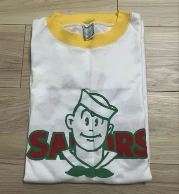 세일러즈 SAILORS 옐로우 컬러 래글런 T셔츠 빈티지