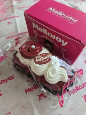 Mellojoy 스퀴즈 핑거 타르트 벨벳 로즈
