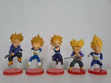 인기 드래곤볼 월드 컬렉션 5체 세트 베지터, 트렁크, 오반
