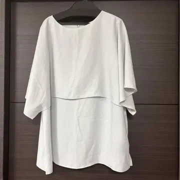 UV컷/접촉 냉감 스트레치 조젯 케이프 디자인 티셔츠