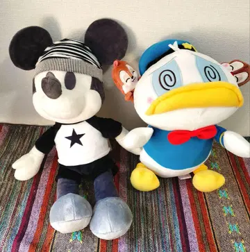 미키 도날드 칩 데일 봉제 인형 2세트