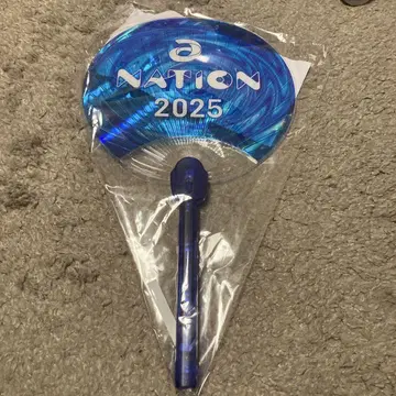 최저가! a-nation 아지노모토 스타디움 2025 부채 미사용 새상품