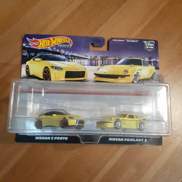 핫휠 프리미엄 2팩 신구 페어레이디 Z 옐로우 컬러