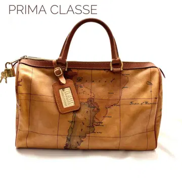 PRIMA CLASSE 플리마 클라세 미니 보스턴 백 세계 지도