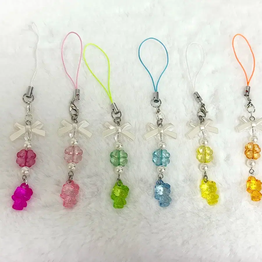 Mini Kitty Ribbon Bead Keyring (3+1 event!)