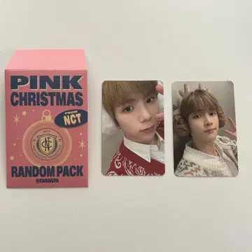 2022 PINK CHRISTMAS NCT 성찬 쇼타로 트레이딩 카드