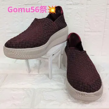 Gomu56 밴딩 메쉬 경량 슬립온 M 사이즈