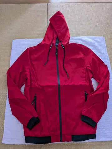 후드 부착 자켓 아우터 코트 Red 2XL