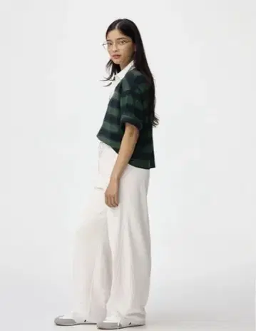 GU 레그스웨트 팬츠 블랙 화이트 세트