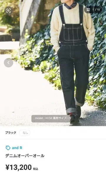 데님 오버롤