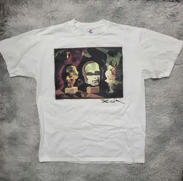 90s 데드스탁 원워시 살바도르 달리 아트T셔츠