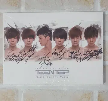 TEEN TOP Come into the World 사인 포함