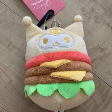 쿠로미 봉제 인형 키체인 햄버거 시마무라 아베일