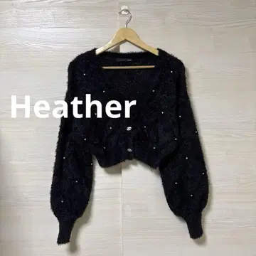 Heather 아가일 비쥬 가디건 포근포근 비쥬 반짝반짝