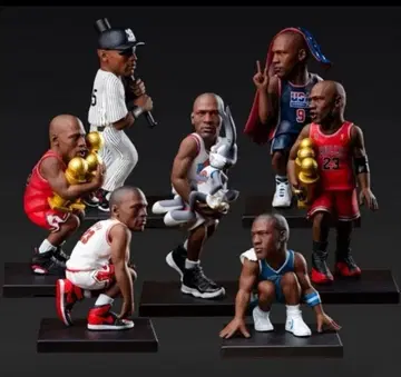 새상품 마이클 조던 동상 피규어 (약 10cm) 7체 세트 NBA