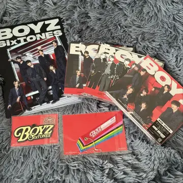 BOYZ Sixtones 3 형태 세트 혜택 포함