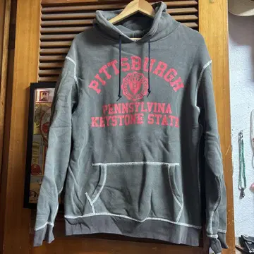 DENIME PITTSBURGH 후드 부착 후드티 L 사이즈