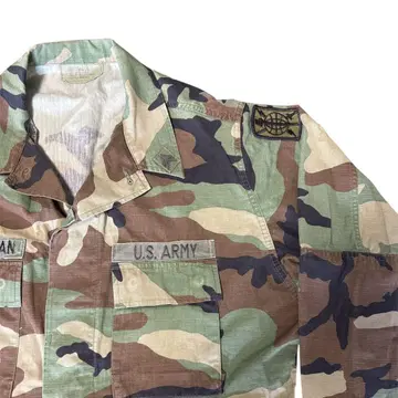 ARMY 밀리터리 자켓 와펜 다수 립스탑