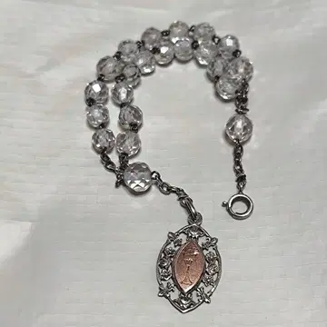 앤티크 팔찌 실버 925 크리스탈 유리