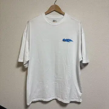 NEW ERA 화이트 T셔츠 그래픽 프린트