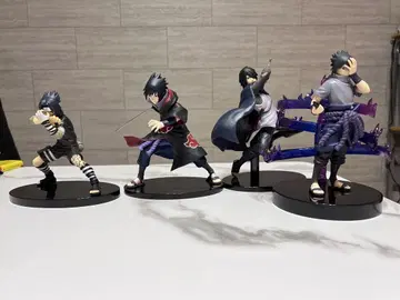NARUTO 사스케 피규어 4개 세트