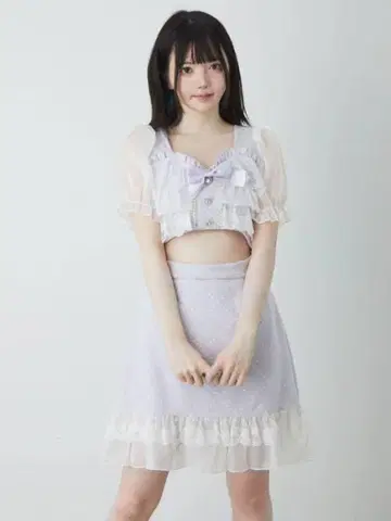 앙크루즈 보라색 원피스