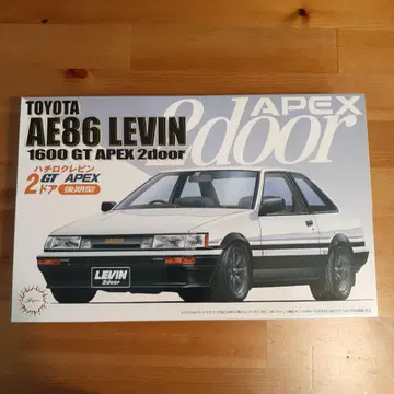 TOYOTA AE86 LEVIN 프라모델 & 테이퍼 부착 스트레치 타이어