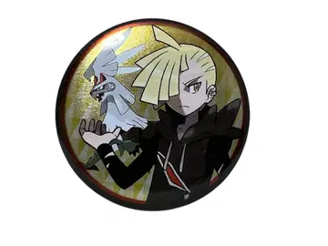 포켓몬 캔뱃지 알로라 트레이너 글라디오&실버디