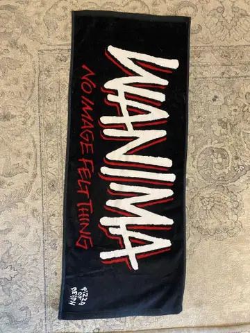 WANIMA 타월 pizza of death 로고 블랙