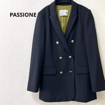 새상품급!PASSIONE 파시오네 자켓 골드 버튼 네이비