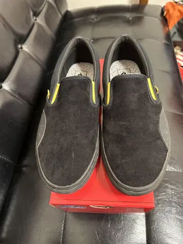 VANS 슬립온 블루 러그 별주