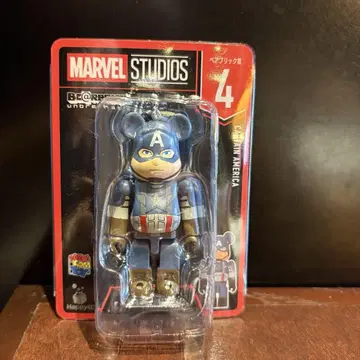 [ 새상품 ] marvel 해피 복권 베어브릭 캡틴 아메리카