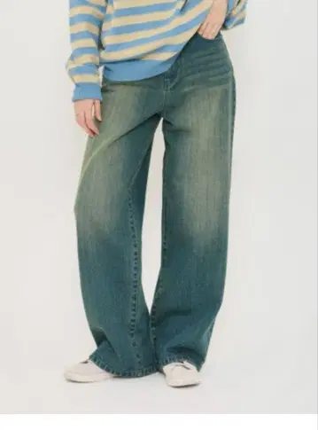 루즈 데님 팬츠 TINA: JOJUN