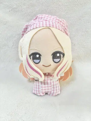 SD 인형 의류 핑크 체크 무늬 살로펫 스커트 베레모