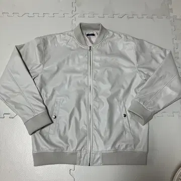 ITEMS 남성용 합성 피혁 자켓 아이보리 L 최종 가격