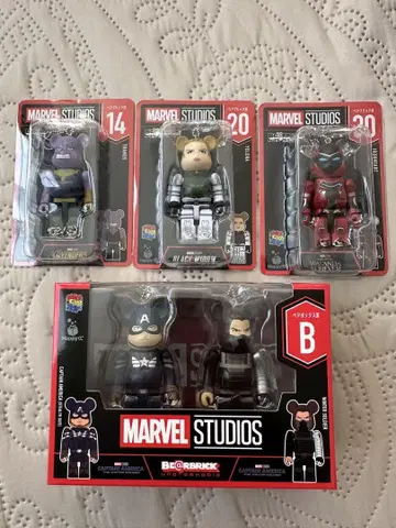 MARVEL STUDIOS 베어브릭 4체 세트