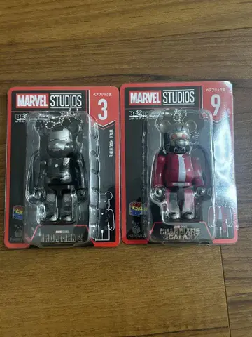 MARVEL BE@RBRICK 해피 복권 스타로드 & 요두 세트
