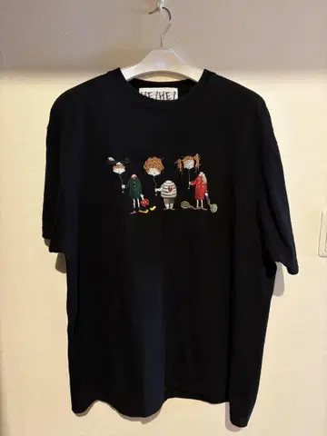 HEIHEI 자수 T셔츠