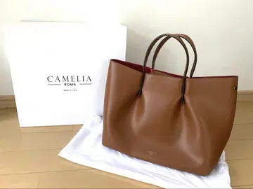 까멜리아 로마 여성용 토트백 카멜 (상자, 가방 포함)