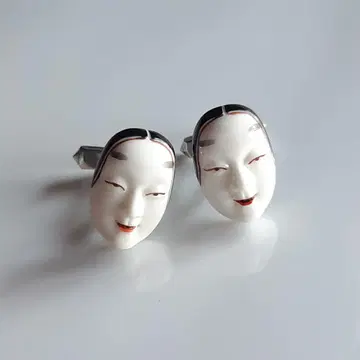 토시카네 커프스 단추 노면 아리타 레트로 빈티지