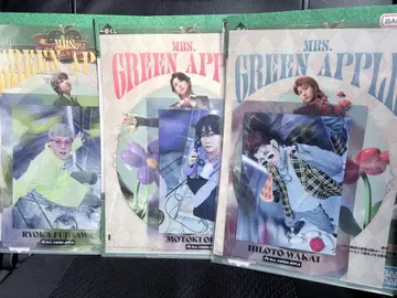 Mrs. GREEN APPLE 제일복권 클리어 파일 F상 3장 세트