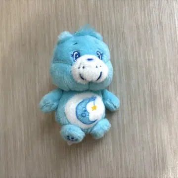 케어베어 스카이블루 봉제 인형 키링 포함