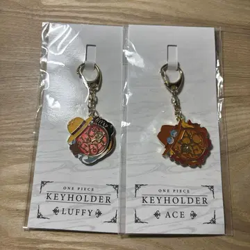 [원피스 ONE PIECE ] 심볼 모티브 키링 루피 & 에이스