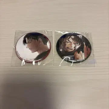 익명 배송 진격의 거인 리바이 캔뱃지 x 2