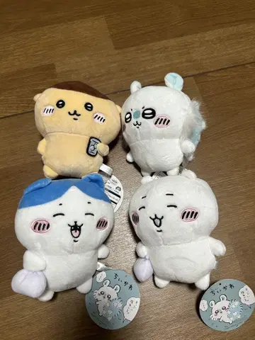 치이카와 봉제 인형 4개 세트 택 포함