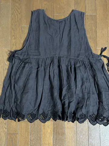 nest robe 린넨 플레어 레이스 뷔스티에