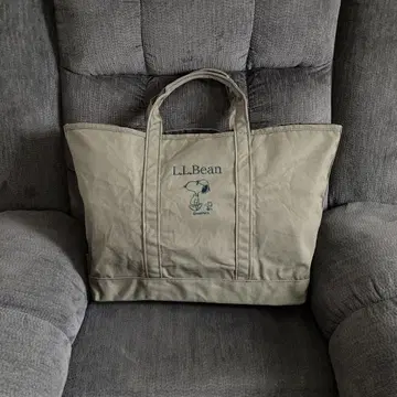L.L.Bean 스누피 토트백 카키색